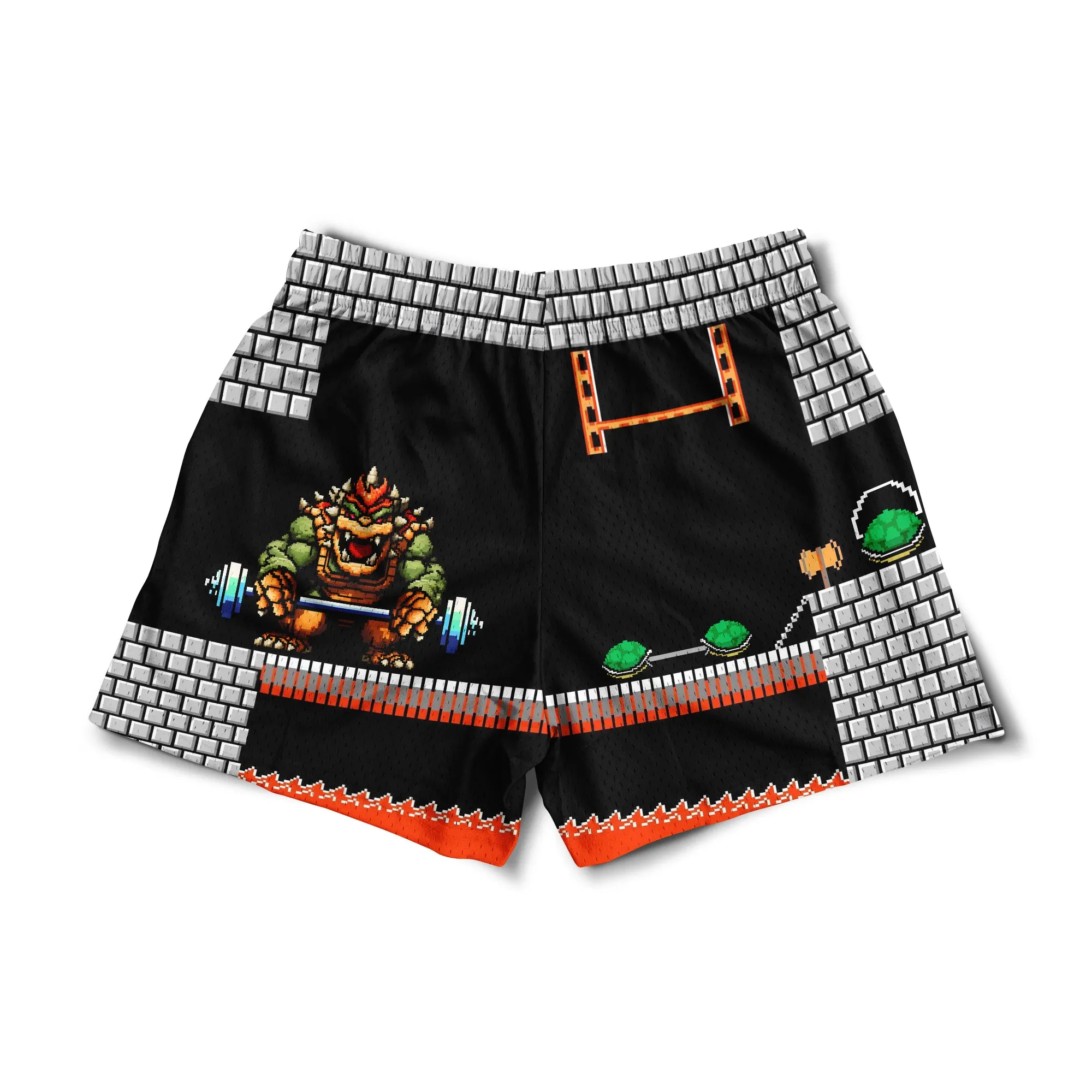 Mesh Flex Shorts 5" - Bowser Gym sold by Flex Living product image thumbnail 3