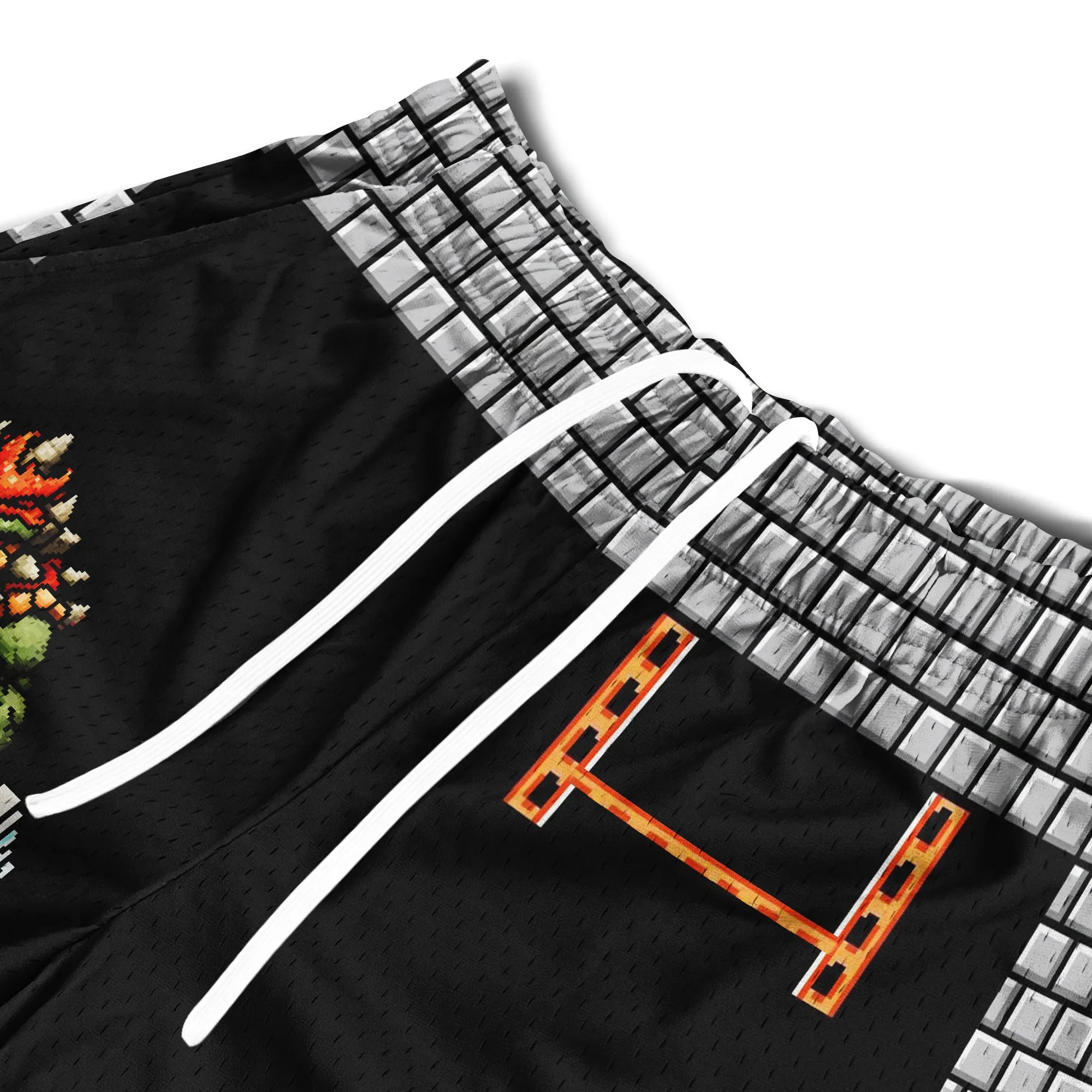 Mesh Flex Shorts 5" - Bowser Gym sold by Flex Living product image thumbnail 2