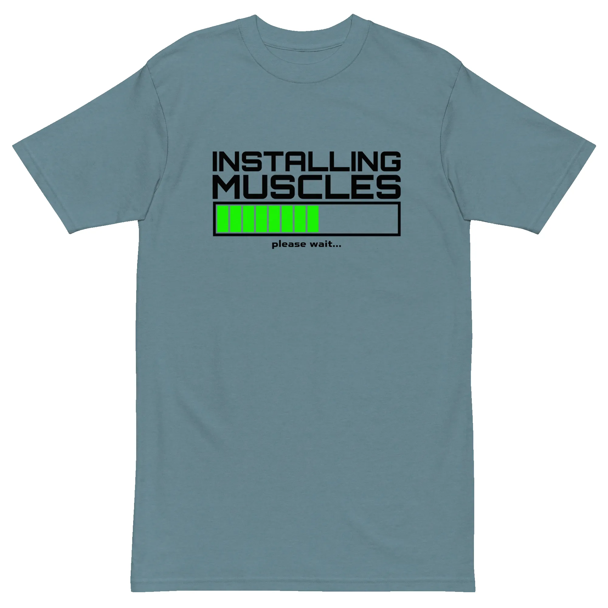 Installing Muscles Premium Graphic Shirt sold by Flex Living product image thumbnail 4