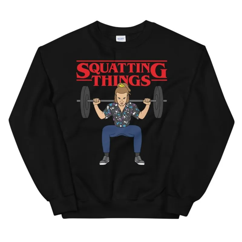 Eleven Squatting Things Unisex Sweatshirt sold by Flex Living