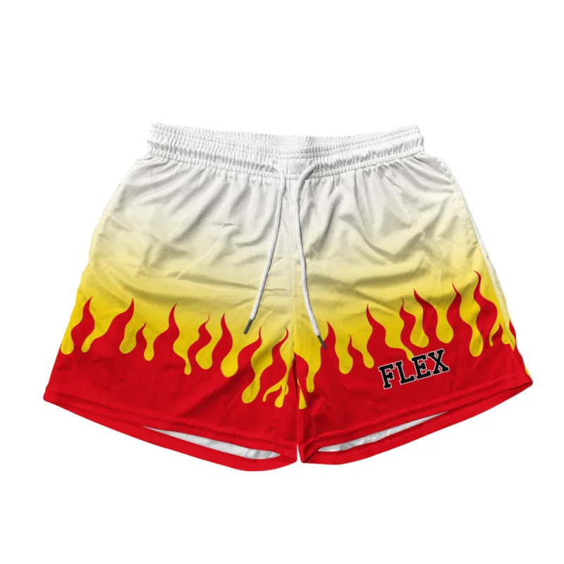 Basic Mesh Short - Fire Breathing sold by Flex Living