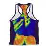 Printed Jersey Tank - Body Heat Map sold by Flex Living