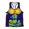 Printed Jersey Tank - Body Heat Map sold by Flex Living