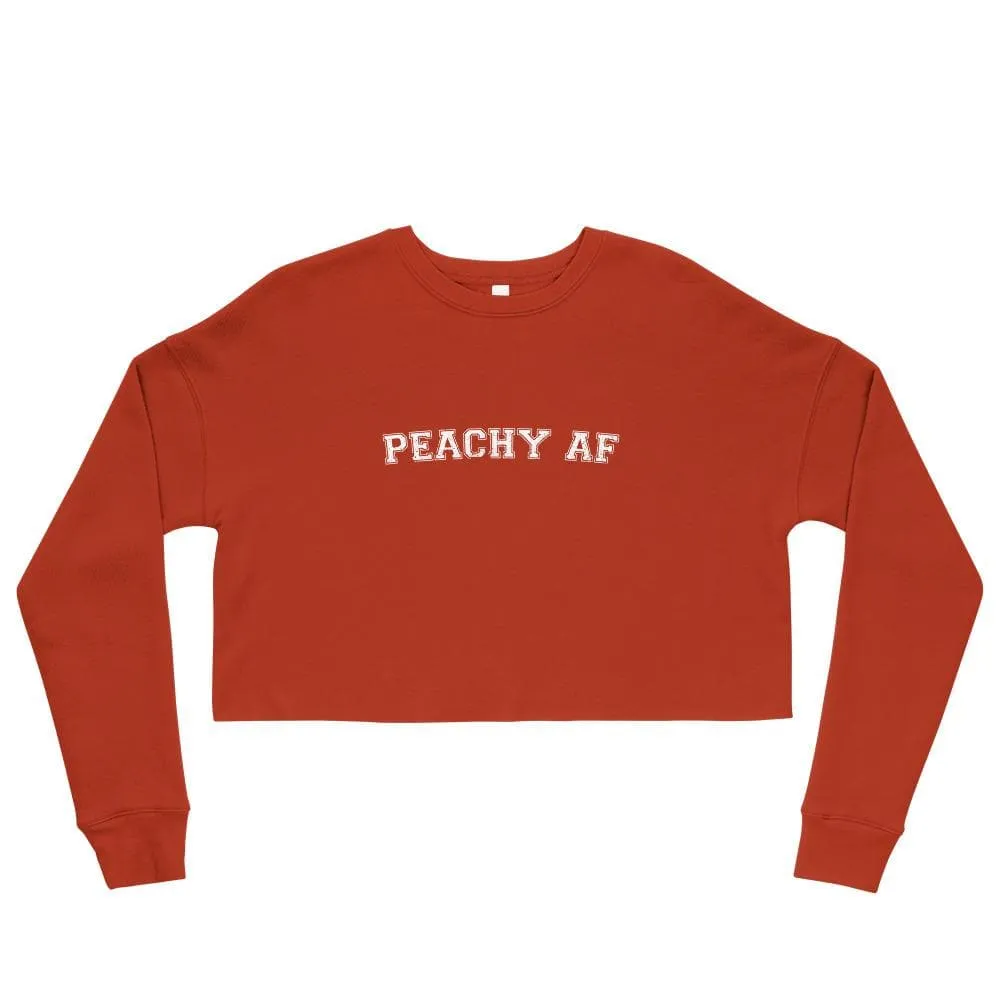 Peachy AF Crop Sweatshirt sold by Flex Living product image thumbnail 3