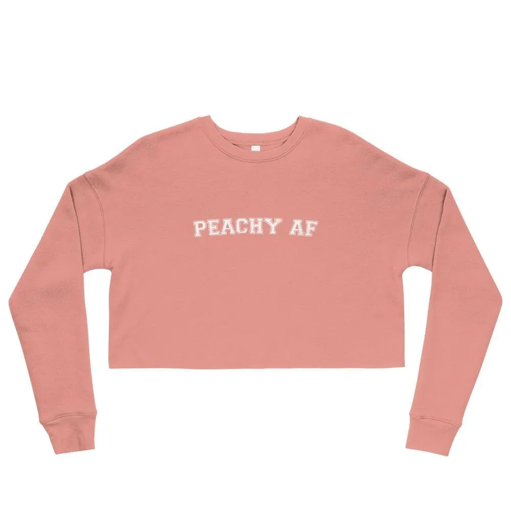Peachy AF Crop Sweatshirt sold by Flex Living product image thumbnail 2