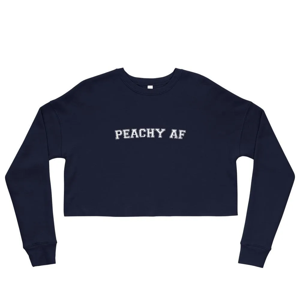 Peachy AF Crop Sweatshirt sold by Flex Living product image thumbnail 4