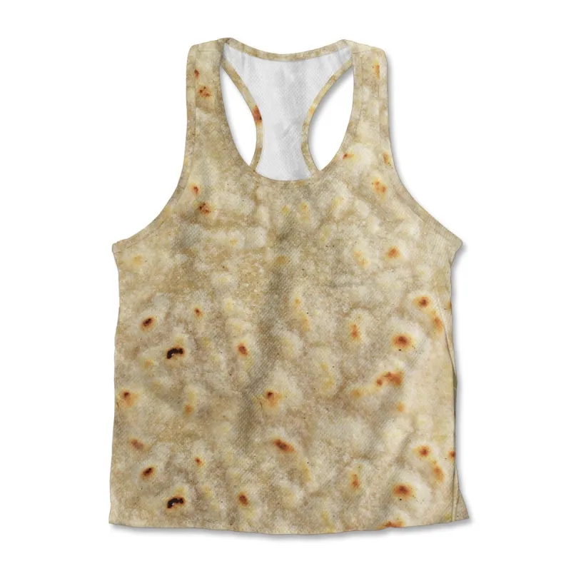 Printed Jersey Tank - Tortilla sold by Flex Living