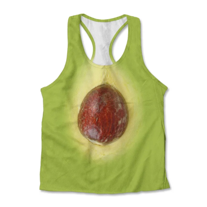 Printed Jersey Tank - Avocado sold by Flex Living