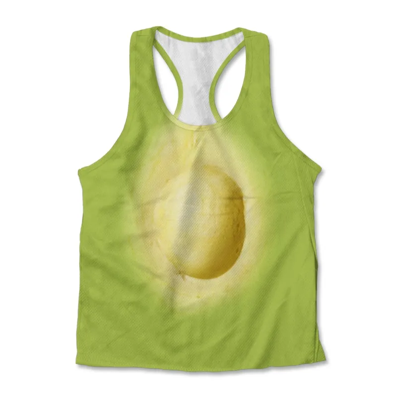 Printed Jersey Tank - Avocado Other Half sold by Flex Living