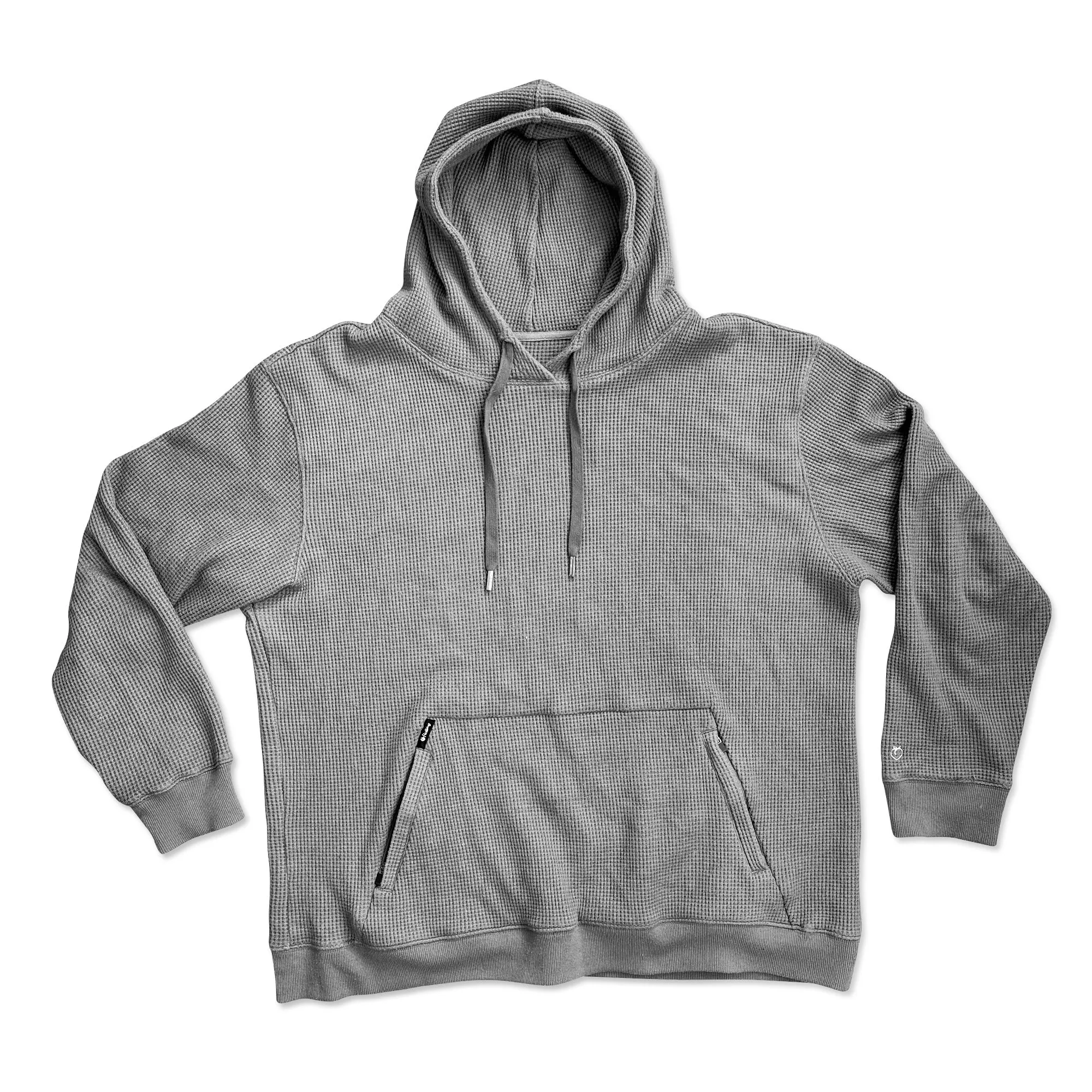 Waffle Tech Hoodie - Gray sold by Flex Living