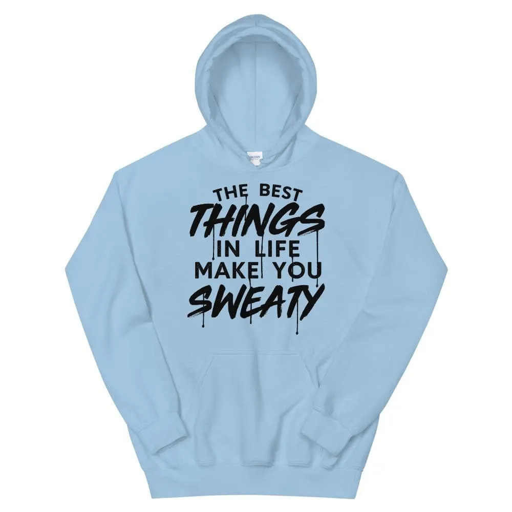 The Best Things In Life Make You Sweaty Unisex Hoodie sold by Flex Living product image thumbnail 3