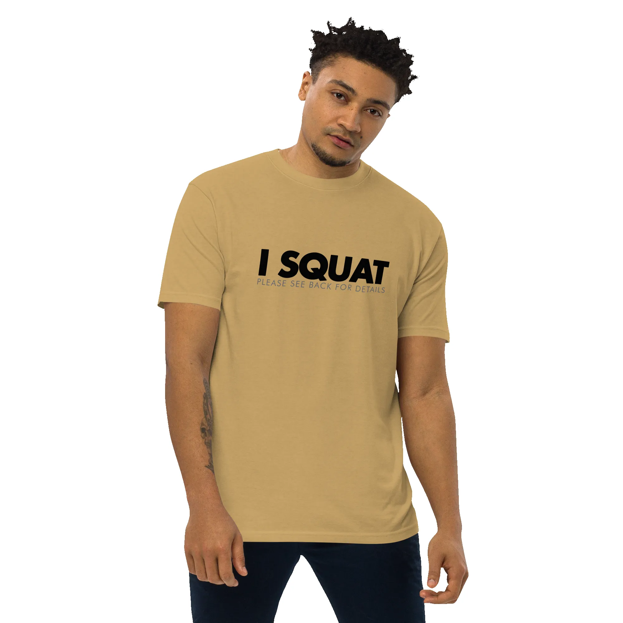 I Squat Premium Graphic Shirt sold by Flex Living product image thumbnail 2