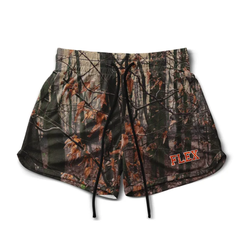 Muay Thai Shorts  - Autumn Camouflage sold by Flex Living