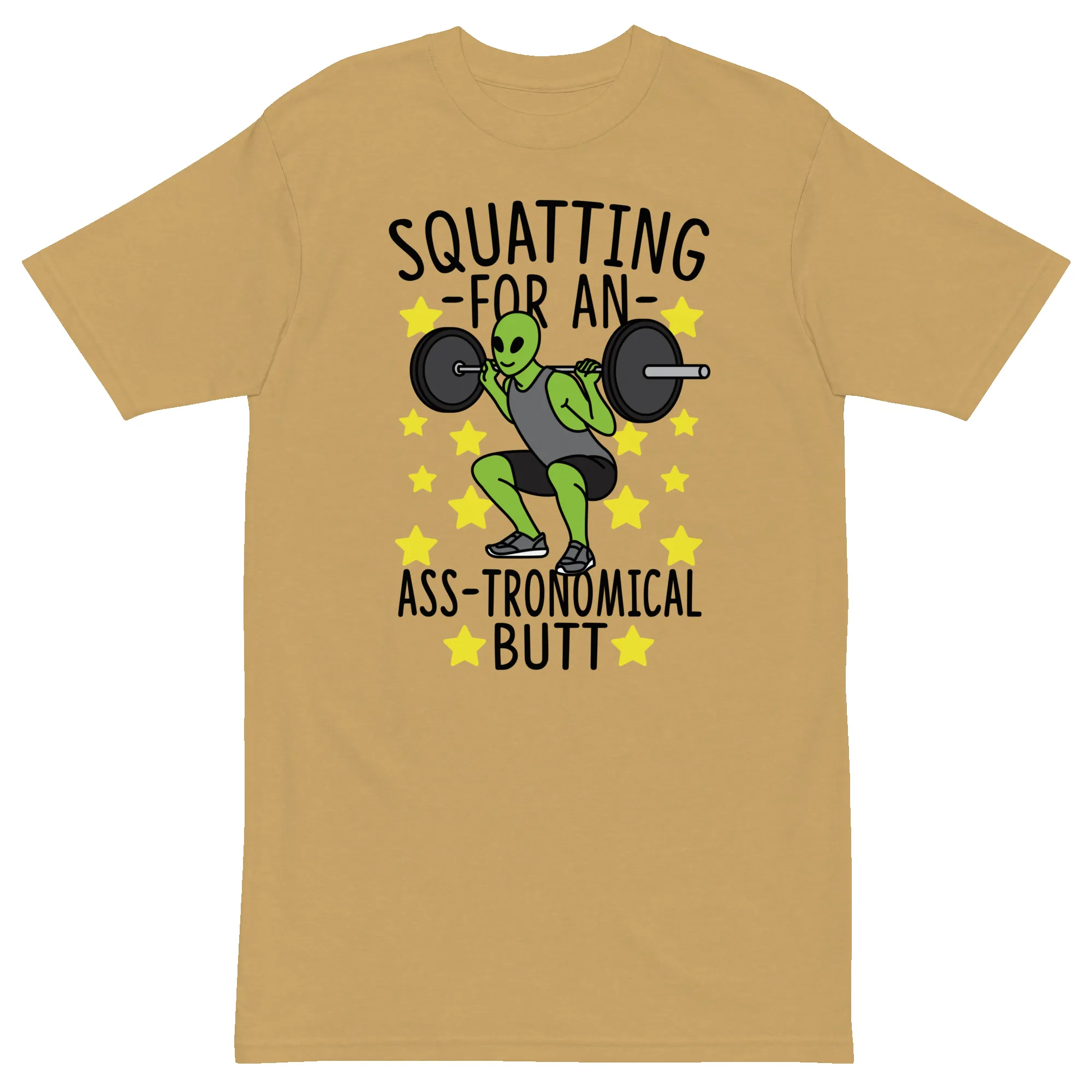Squatting For An Ass-tronomical Butt Premium Graphic Shirt sold by Flex Living product image thumbnail 5