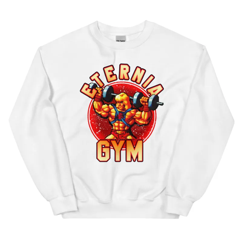Eternia Gym Unisex Sweatshirt made by Flex Living