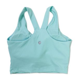 Crossover Crop Tank - Mint sold by Flex Living