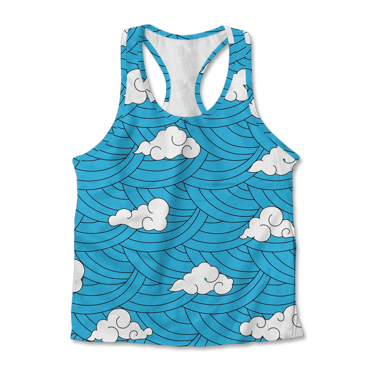 Printed Jersey Tank - Water Breathing sold by Flex Living