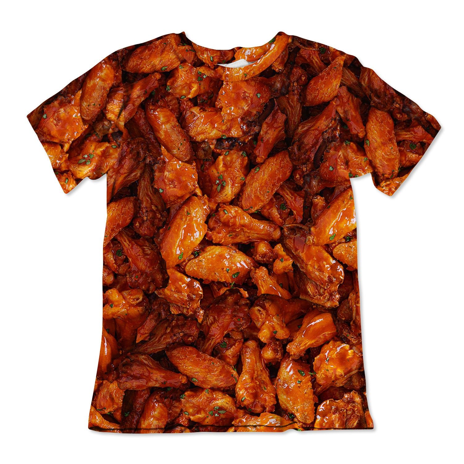 Unisex Cotton Tee - Chicken Wings sold by Flex Living