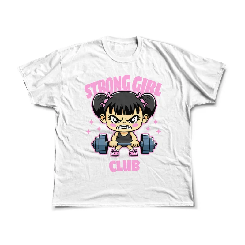 Strong Girl Club Premium Tee sold by Flex Living