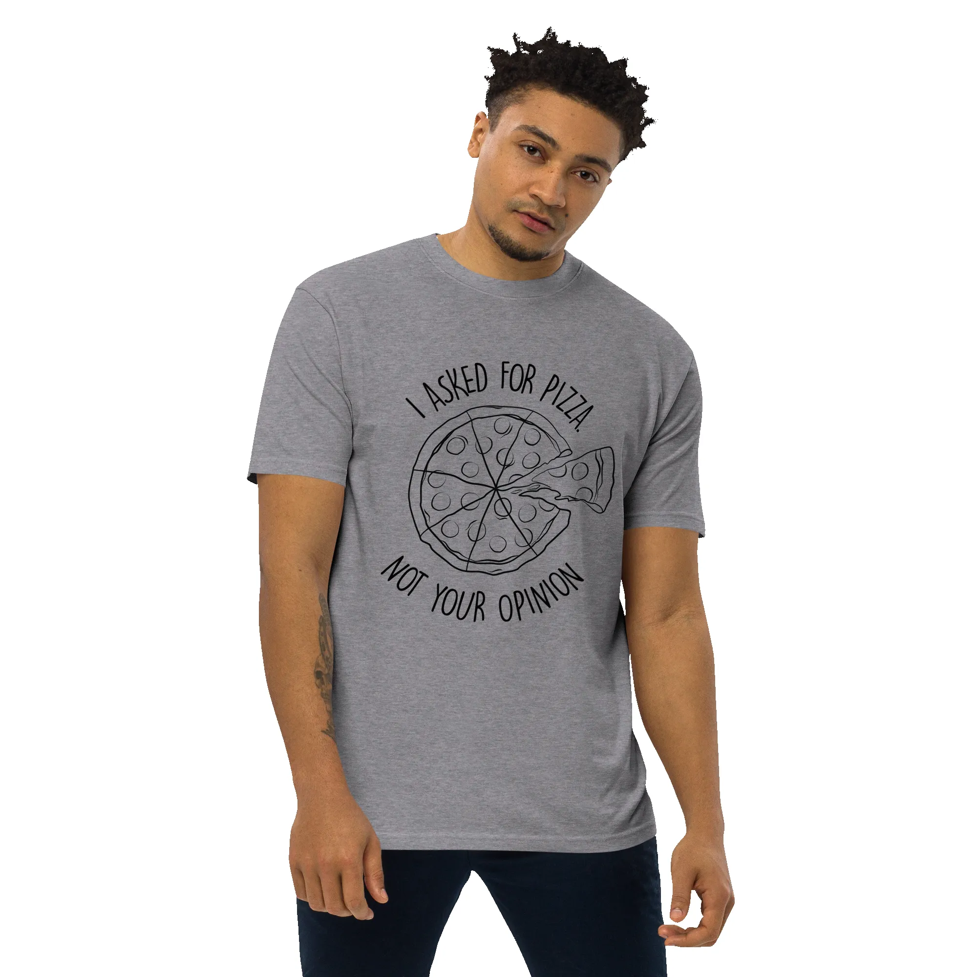 I Asked For Pizza Premium Graphic Shirt sold by Flex Living product image thumbnail 2
