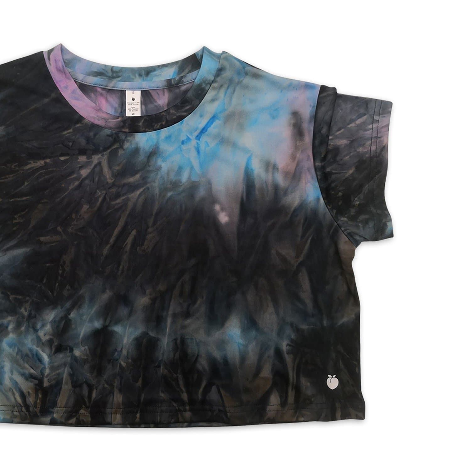 Tie-Dye Crop Tee - Twilight Blue sold by Flex Living product image thumbnail 3