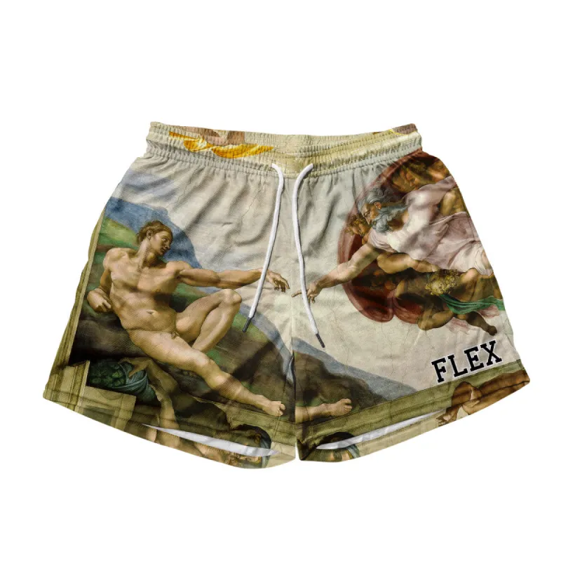 Basic  Mesh Short - Creation Of Adam sold by Flex Living