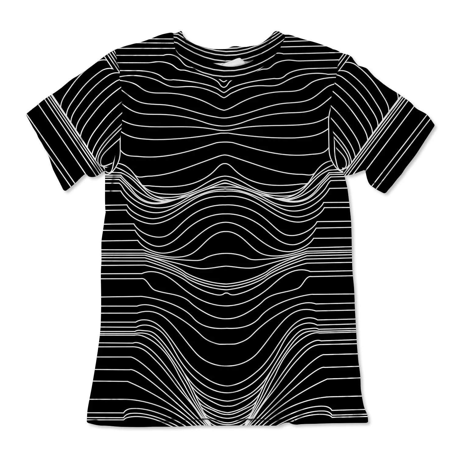 Unisex Cotton Tee - Topography Body Map sold by Flex Living