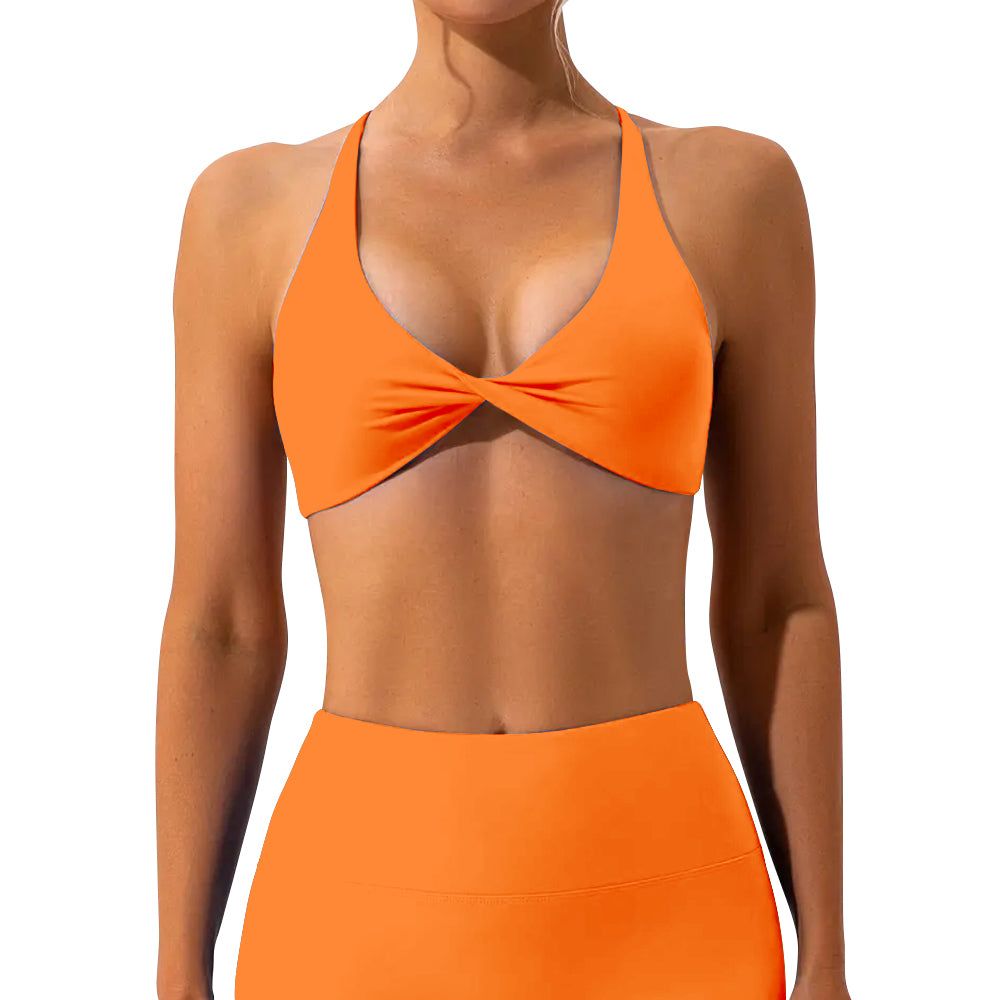 Active Cross Sports Bra - Orange sold by Flex Living