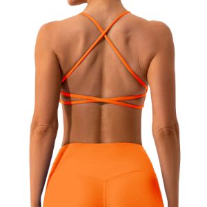 Active Cross Sports Bra - Orange sold by Flex Living