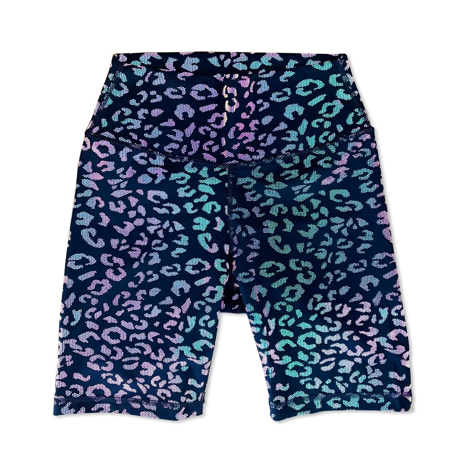 Biker Shorts - Leopard Reflective (50% OFF!) sold by Flex Living