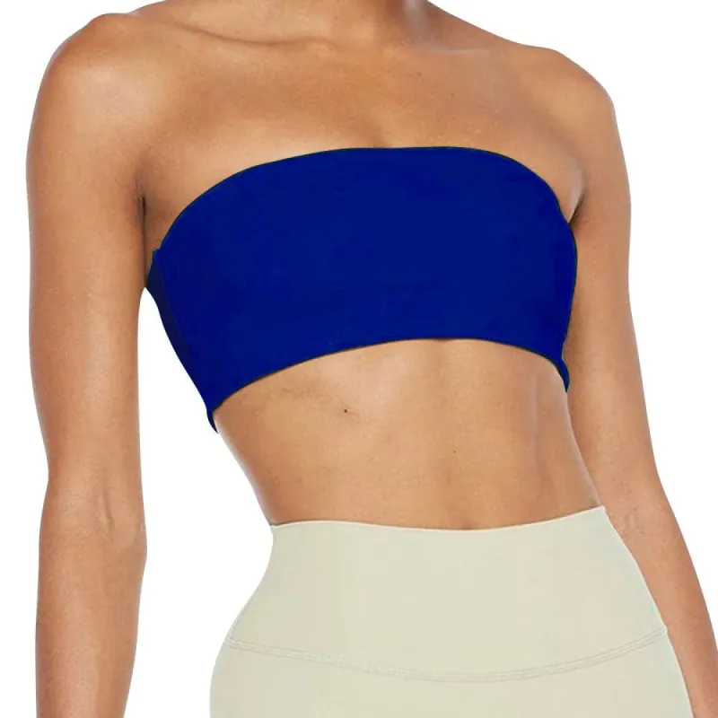 Classic Tube Sports Bra - Blue sold by Flex Living
