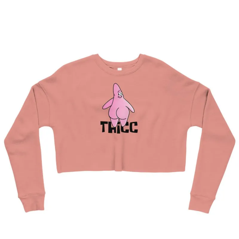 Thicc Star Crop Sweatshirt sold by Flex Living