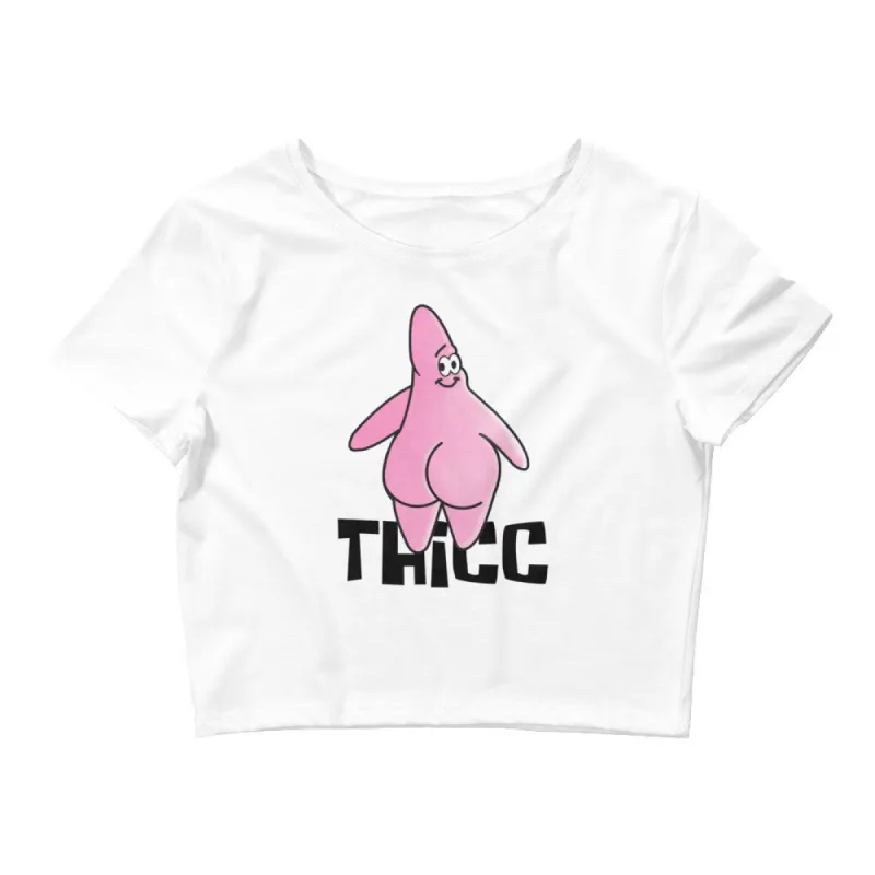 Thicc Star Crop Tee sold by Flex Living