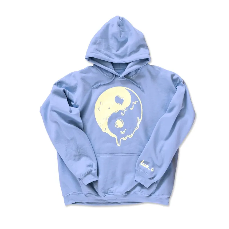 Unisex Hoodie - Yin Yang Drip - Blue sold by Flex Living