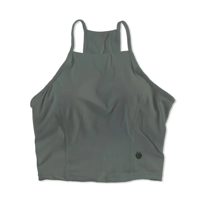 Halter Crop Tank - Army Green (50% OFF!) sold by Flex Living