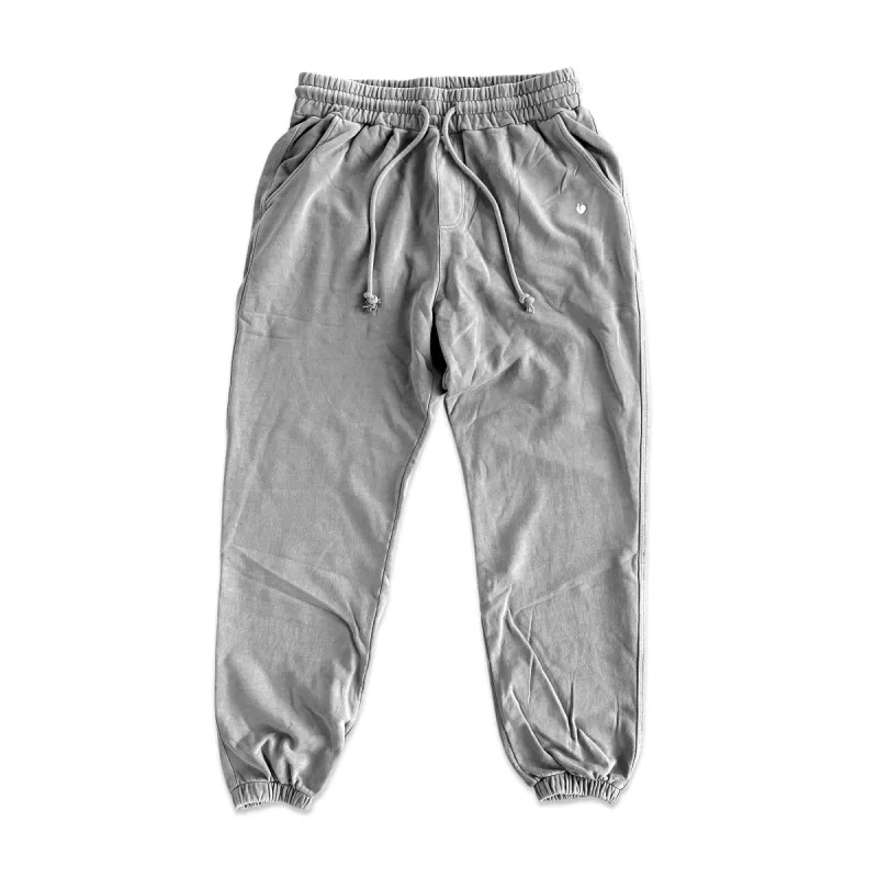 Retro Washed Terry Sweatpants - Light Gray (50% OFF!) sold by Flex Living