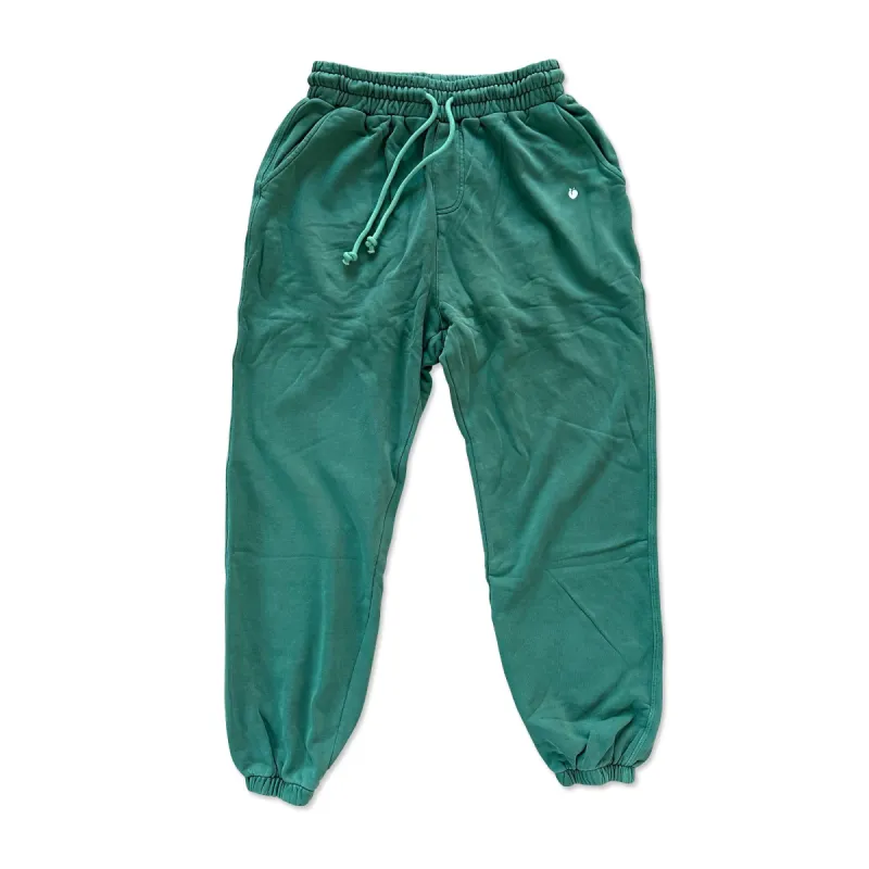 Retro Washed Terry Sweatpants - Green (50% OFF!) sold by Flex Living