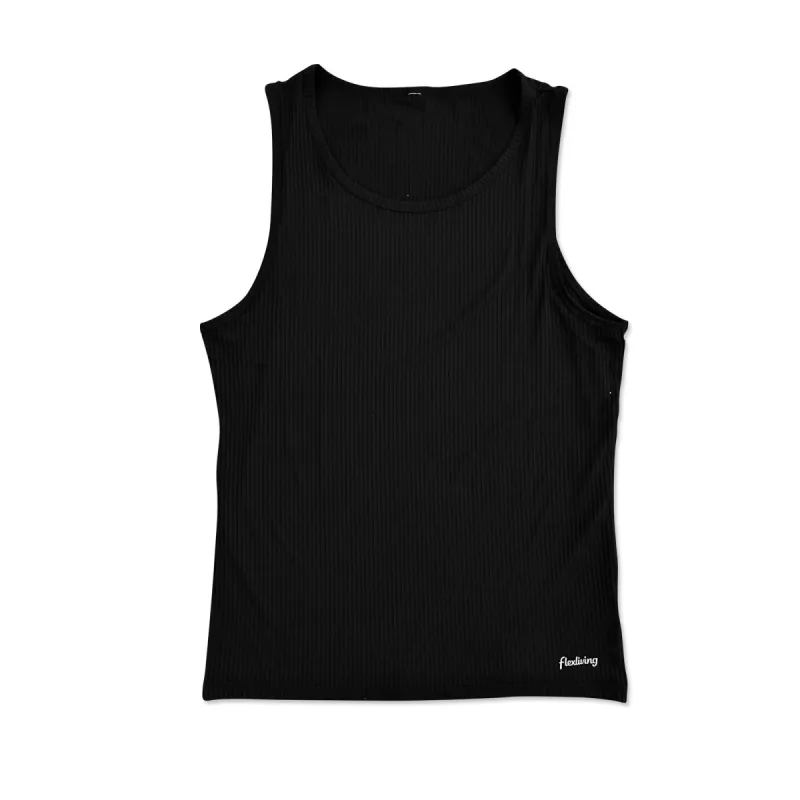 Men’s Undershirt Tank - Black sold by Flex Living