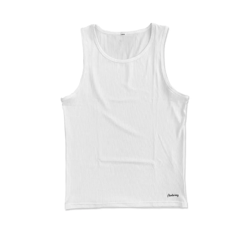 Men’s Undershirt Tank - White sold by Flex Living