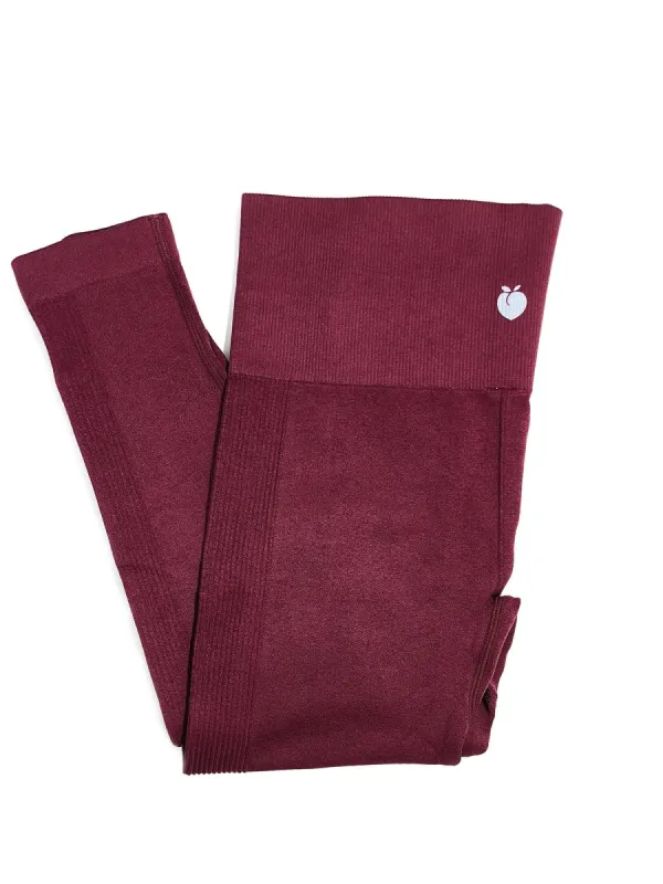 Wine Seamless Leggings (50% OFF!) sold by Flex Living