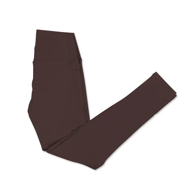 Scrunch Pocket Leggings - Coffee sold by Flex Living