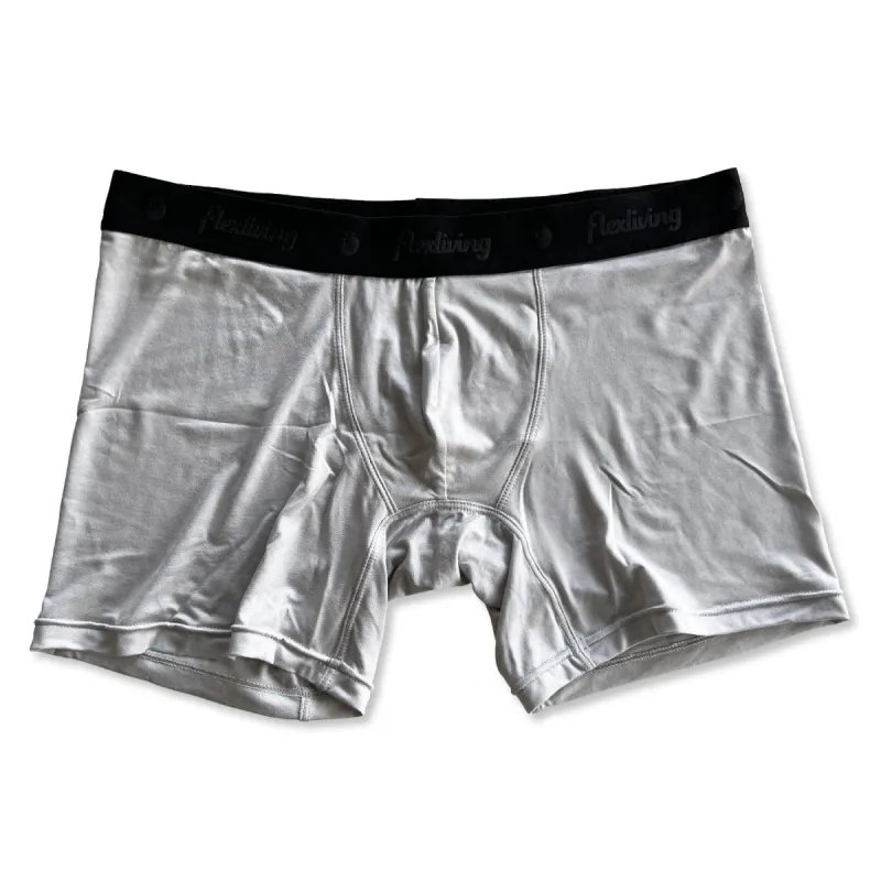 Men's Eco-Comfort Boxer Briefs - Gray sold by Flex Living
