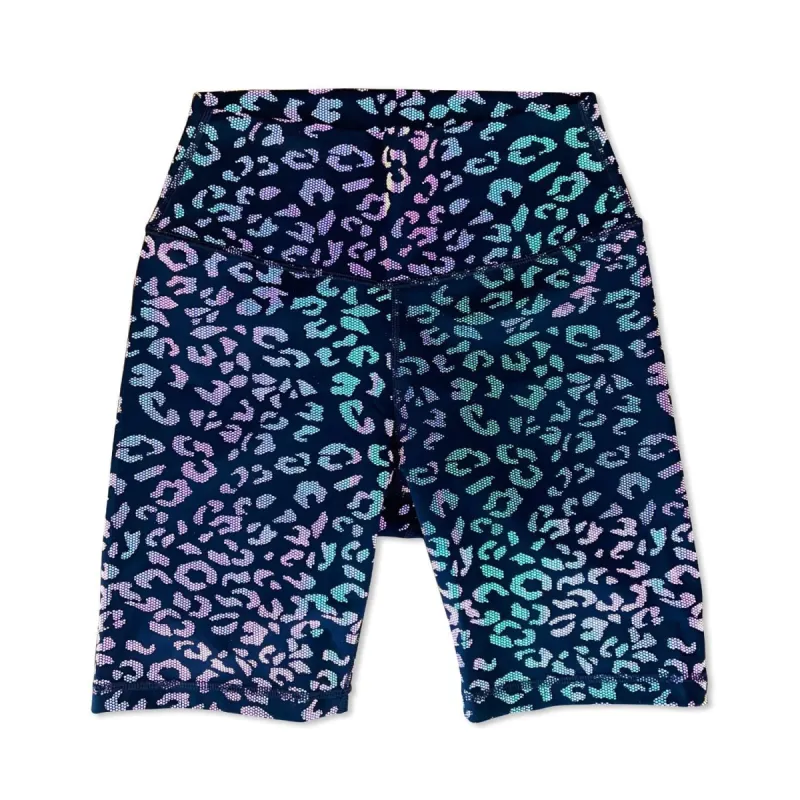 Biker Shorts - Leopard Reflective (50% OFF!) sold by Flex Living