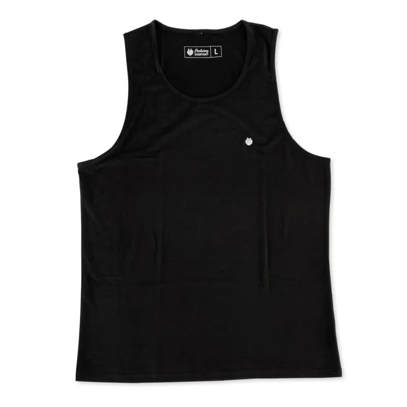 Men's EVERYDAY Basic Tank Top - Black sold by Flex Living