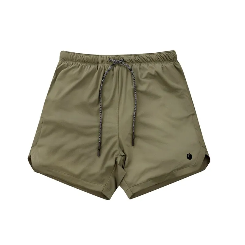 Men's Linerless Active Shorts - Army Green sold by Flex Living