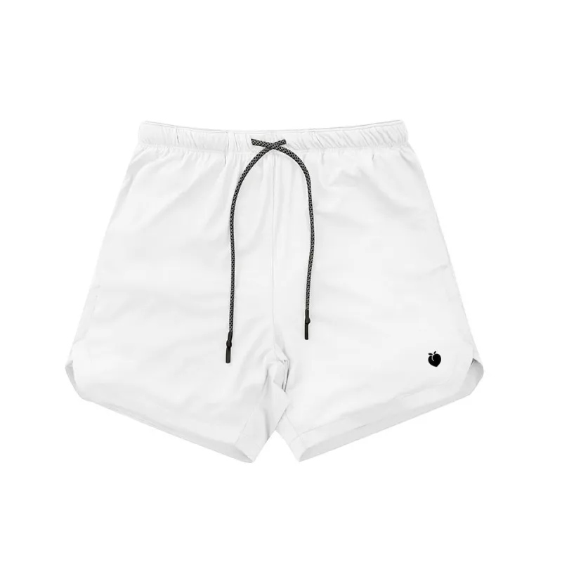 Men's Linerless Active Shorts - White sold by Flex Living
