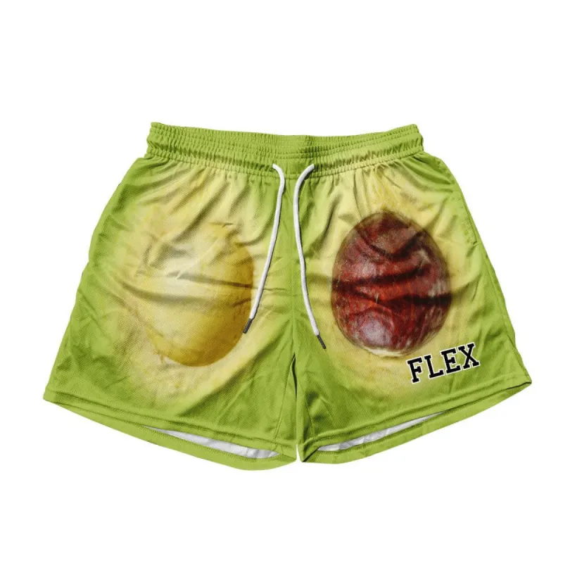 Basic Mesh Short - Avocado made by Flex Living