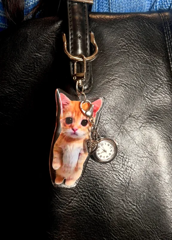 Silver Simple Bag Charm sold by Sage & Saber