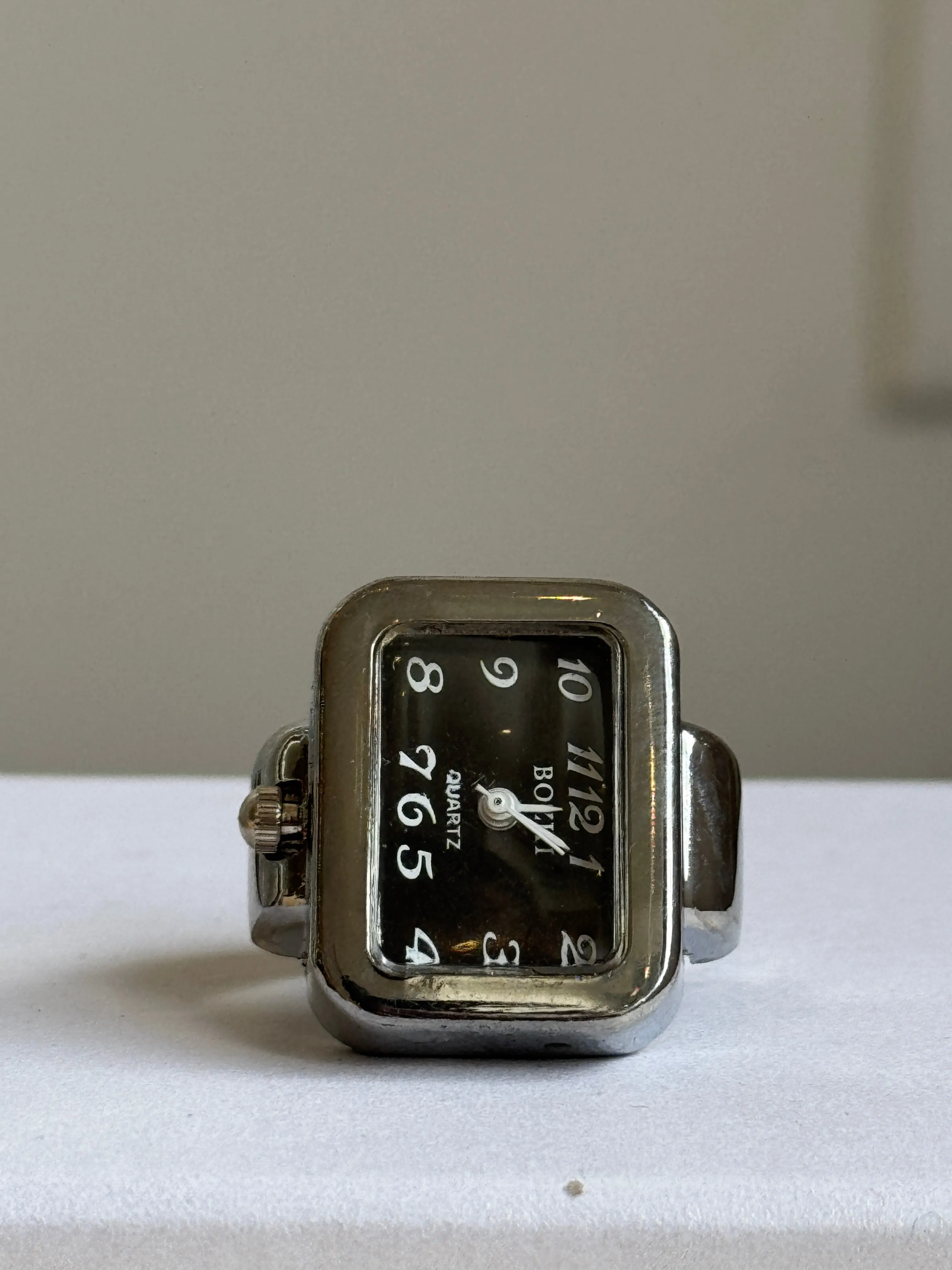Silver Rectangle Watch Ring sold by Sage & Saber product image thumbnail 2