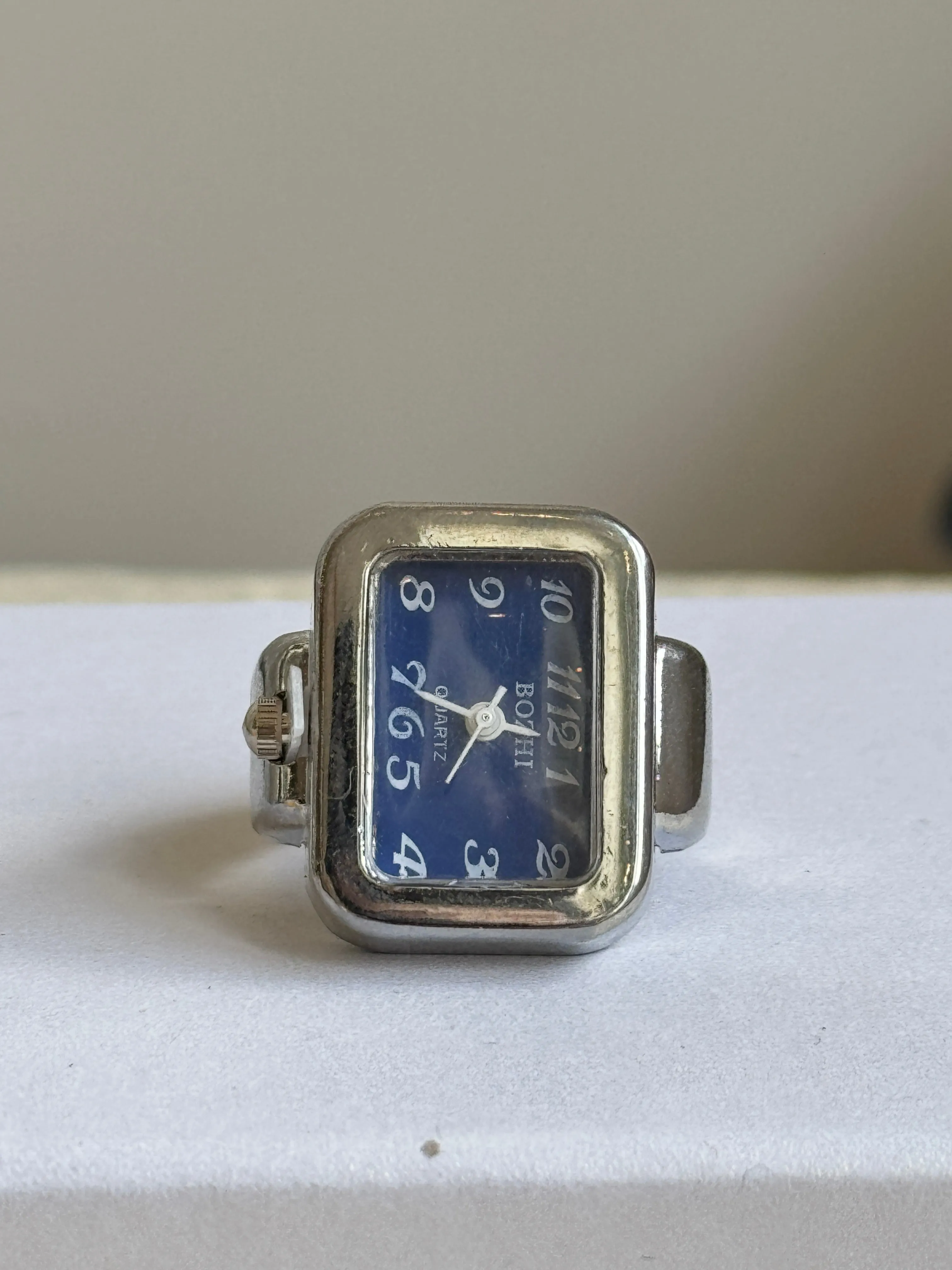 Silver Rectangle Watch Ring sold by Sage & Saber product image thumbnail 3